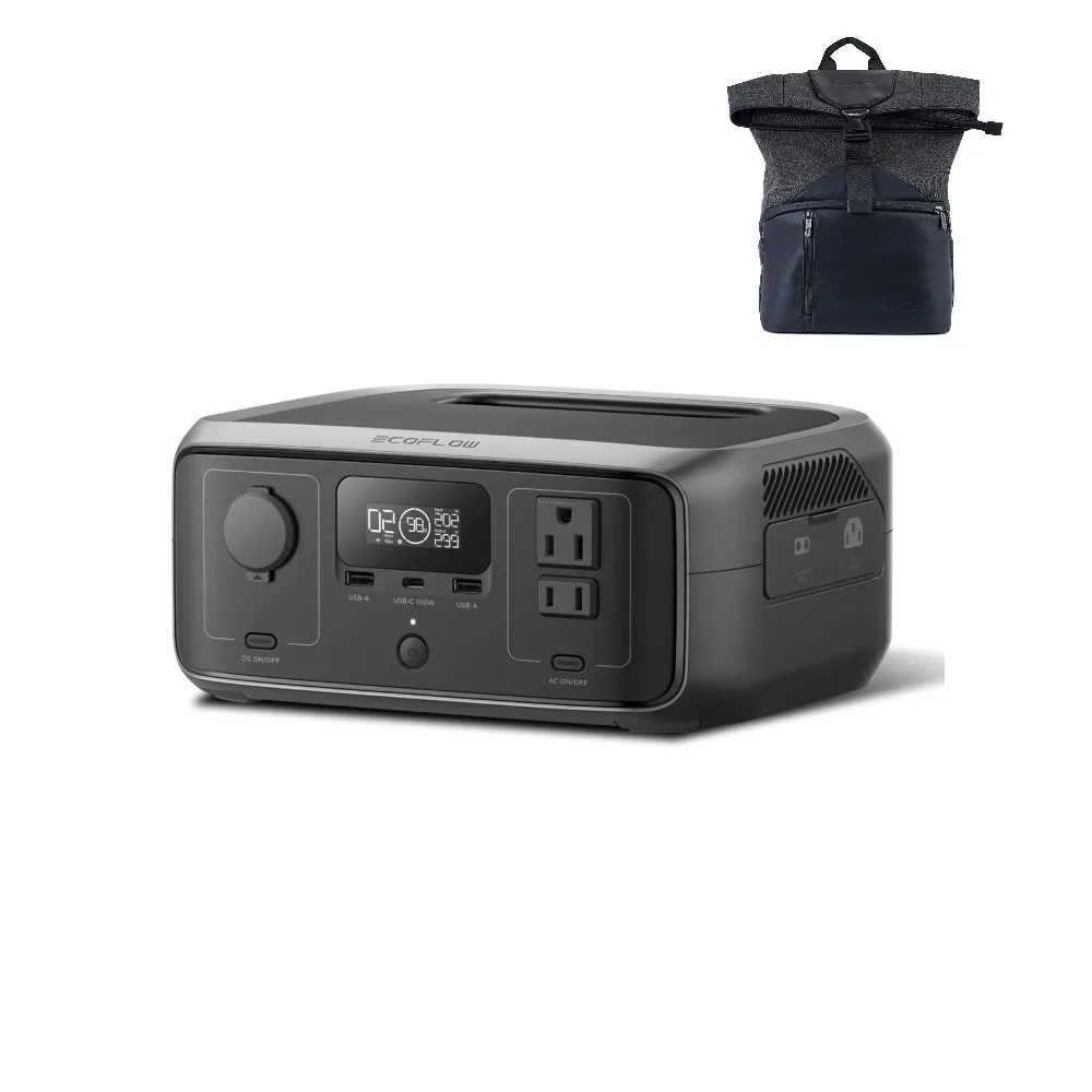 Central eléctrica portátil ECOFLOW RIVER 3, central eléctrica con batería LiFePO4 de 230 Wh, salida de CA de 300 W hasta 600 W/Free Envio a Cuba 15-21 dias - Image 8