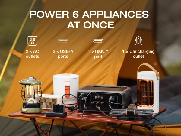 Central eléctrica portátil ECOFLOW RIVER 3, central eléctrica con batería LiFePO4 de 230 Wh, salida de CA de 300 W hasta 600 W/Free Envio a Cuba 15-21 dias - Image 18