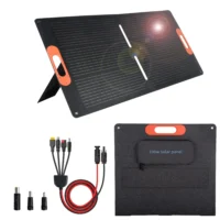 Panel Solar Portátil de 100W para Generador de Estación de Energía, Cargador de Panel Solar Plegable de 100 Vatios con Salida MC4, para Acampar al Aire Libre/Free Envio a Cuba 15-21 dias